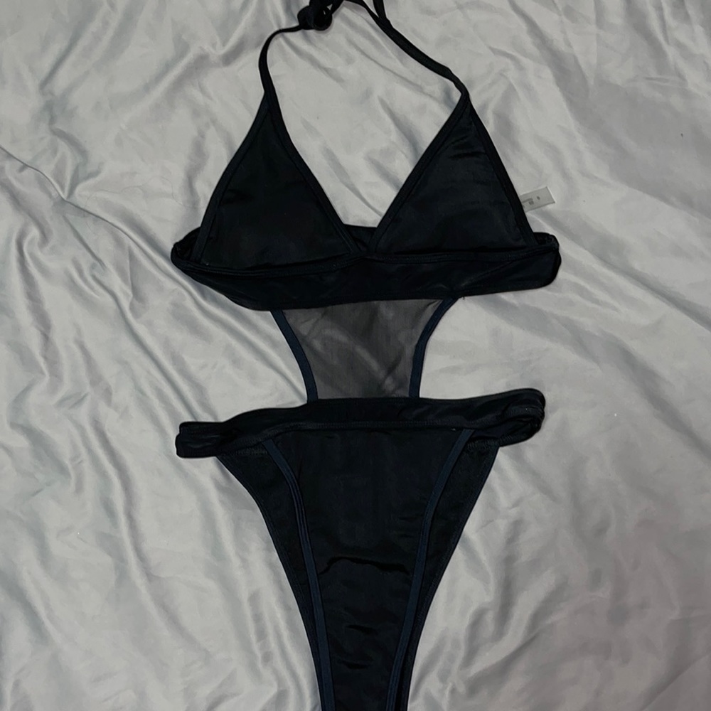 Black One Piece Bathing Suit